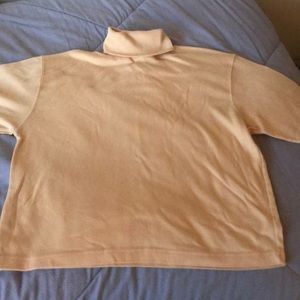 light yellow turtleneck